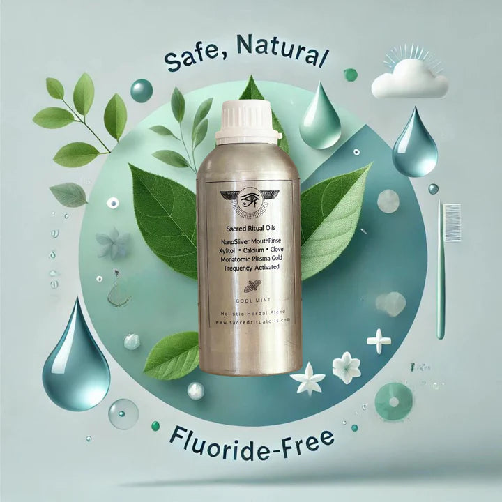Nano/Colloidal Silver Sacred MouthWash with Monatomic Plasma Gold