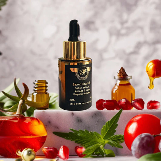 Sacred Youth Elixir Infused with Saffron and 24K Gold