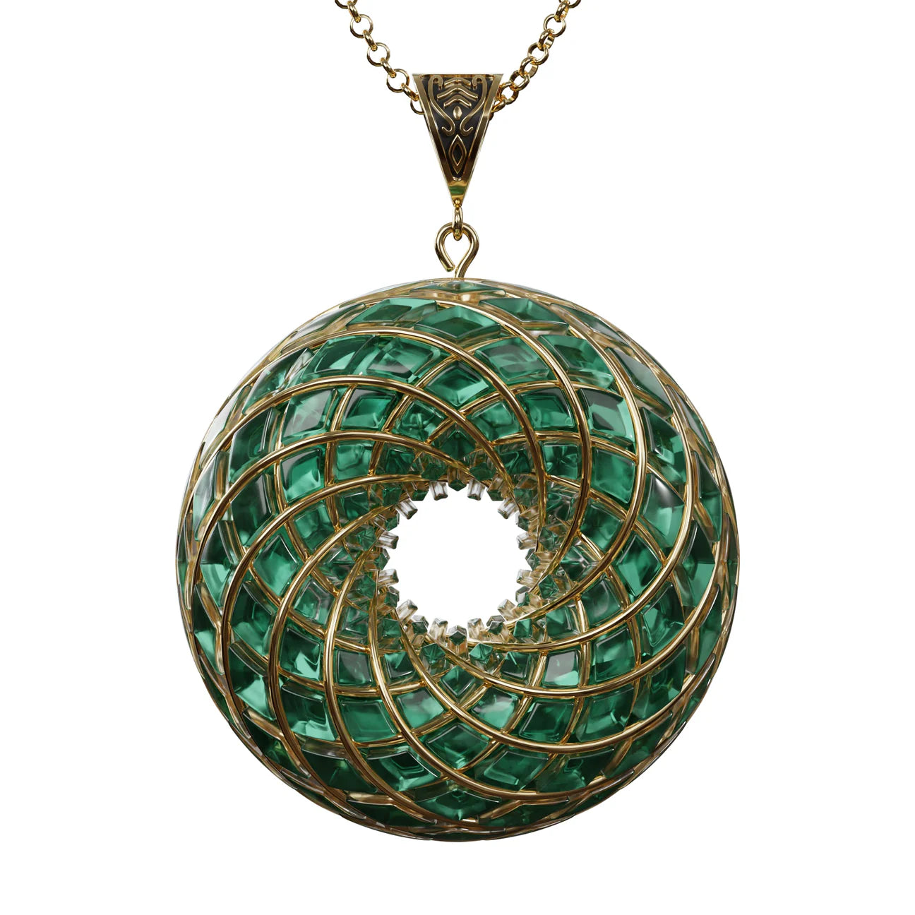 Heart Stone - iTorus iZ Crystal Toroidal Pendant
