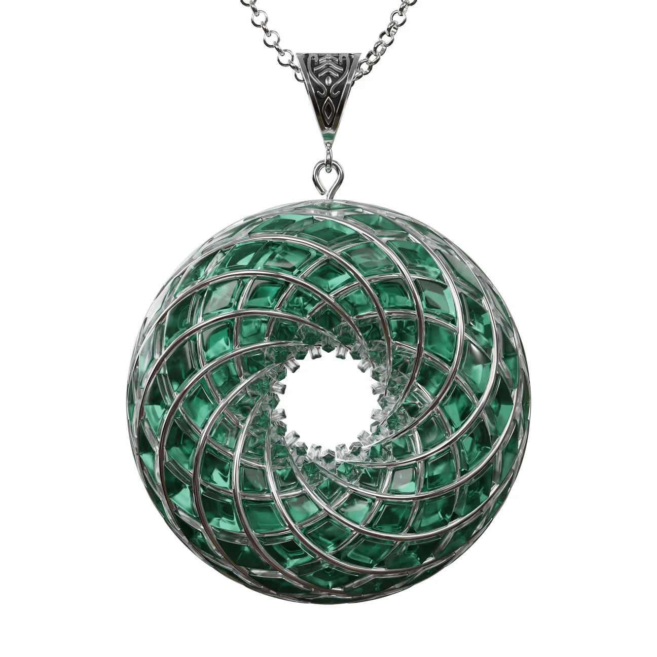 Heart Stone - iTorus iZ Crystal Toroidal Pendant