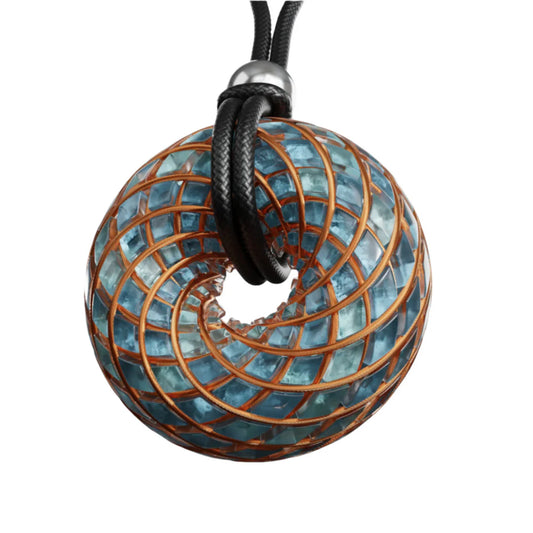 Aqua Superluminal - iTorus iZ Crystal Toroidal Pendant