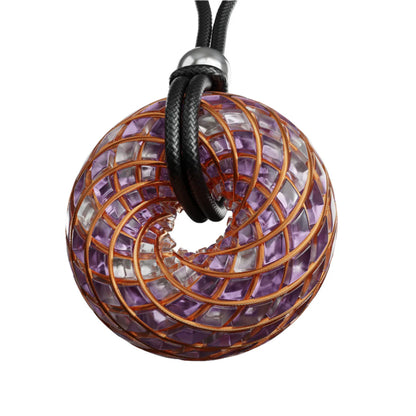 Violet Flame - iTorus iZ Crystal Toroidal Pendant