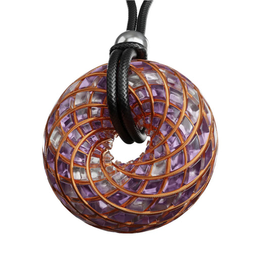 Violet Flame - iTorus iZ Crystal Toroidal Pendant