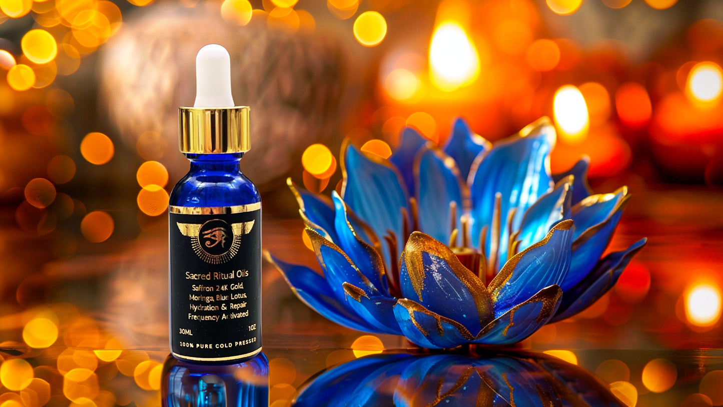 Ultra Potency Blue Lotus 300 X Nymphaea Caerulea Extract with Moringa & Saffron