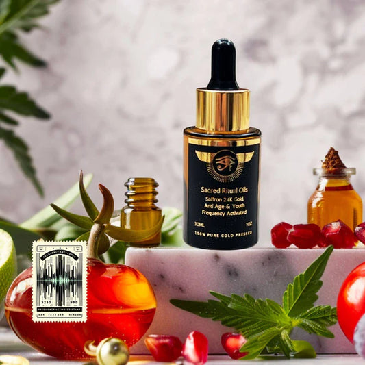 Sacred Youth Elixir Infused with Saffron and 24K Gold