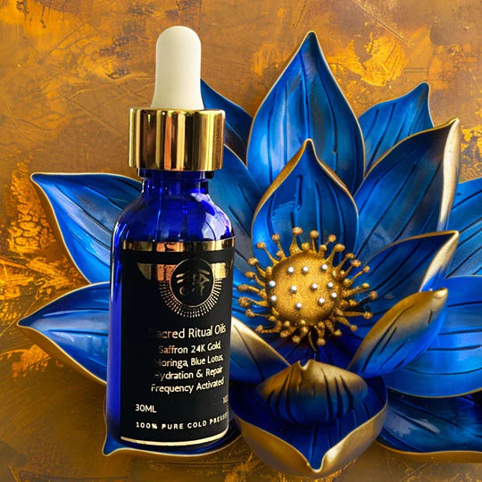 Ultra Potency Blue Lotus 300 X Nymphaea Caerulea Extract with Moringa & Saffron