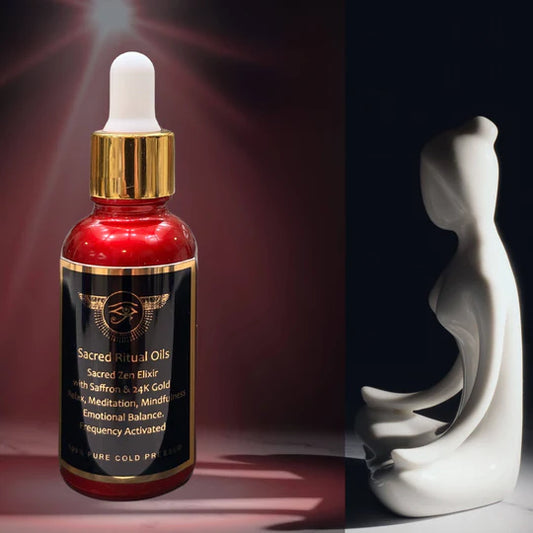 Sacred Zen Elixir: Essential Oils for Zen, Sleep, Yoga & Meditation