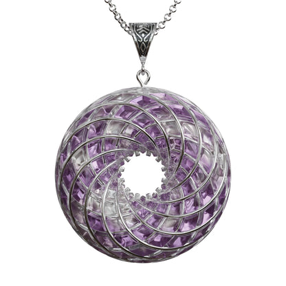 Violet Flame - iTorus iZ Crystal Toroidal Pendant